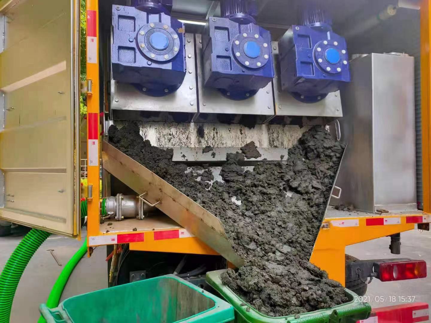 同安化粪池清掏城市维护站-泥浆净化干湿分离处理